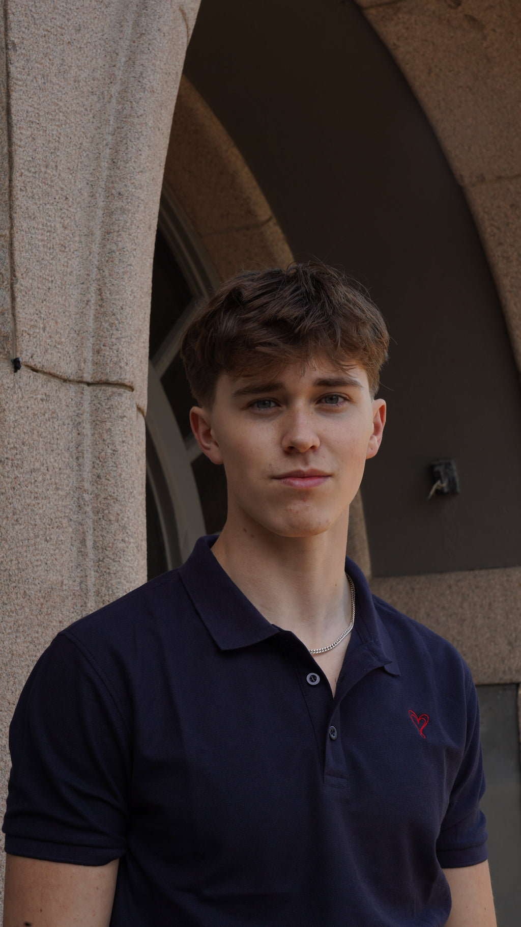 Avellés Le Classique Polo Navy Blue