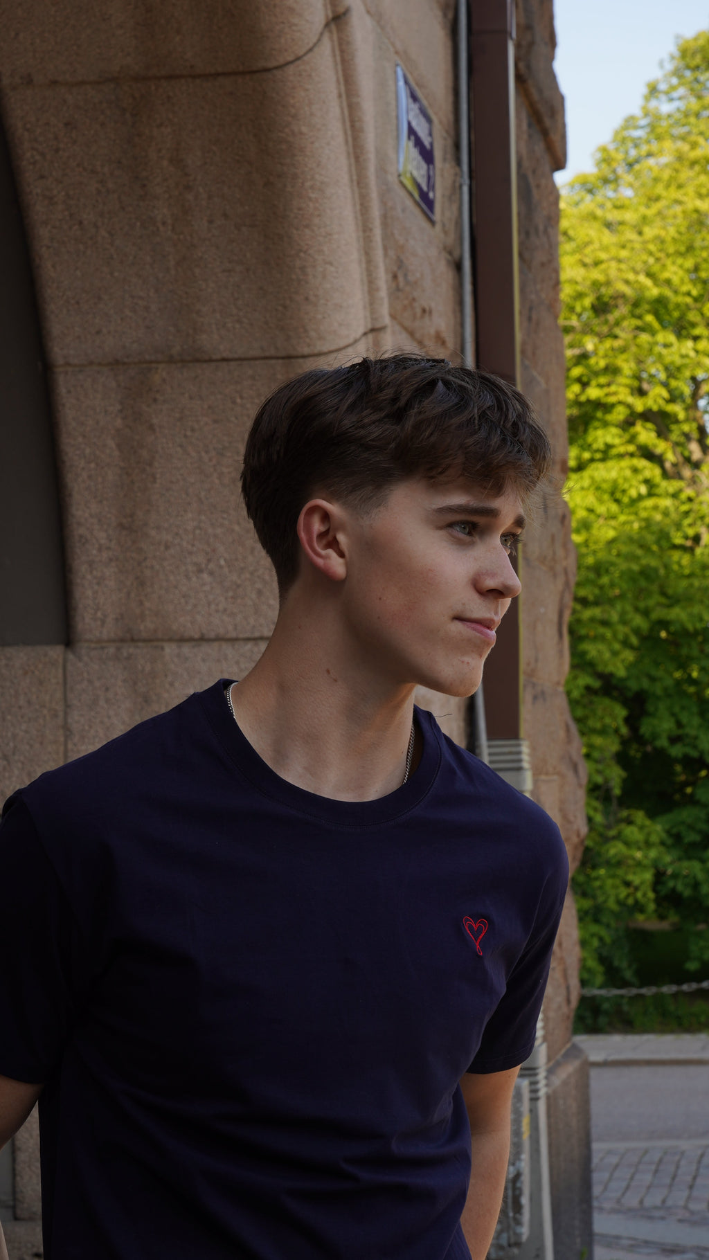 Men´s Avellé Casual Fit T-shirt Navy Blue