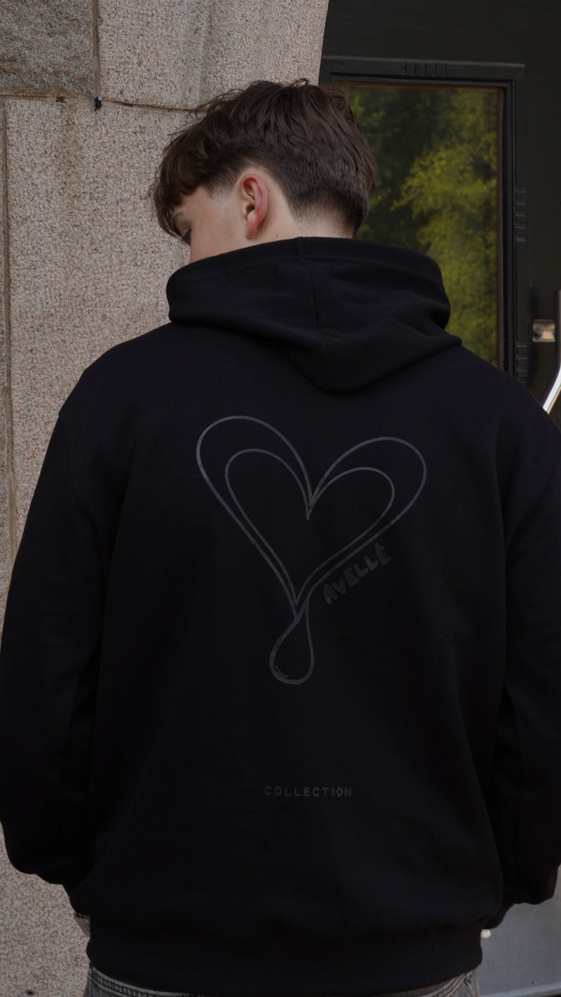 Mens Avellé Cloud Comfort Hoodie Black