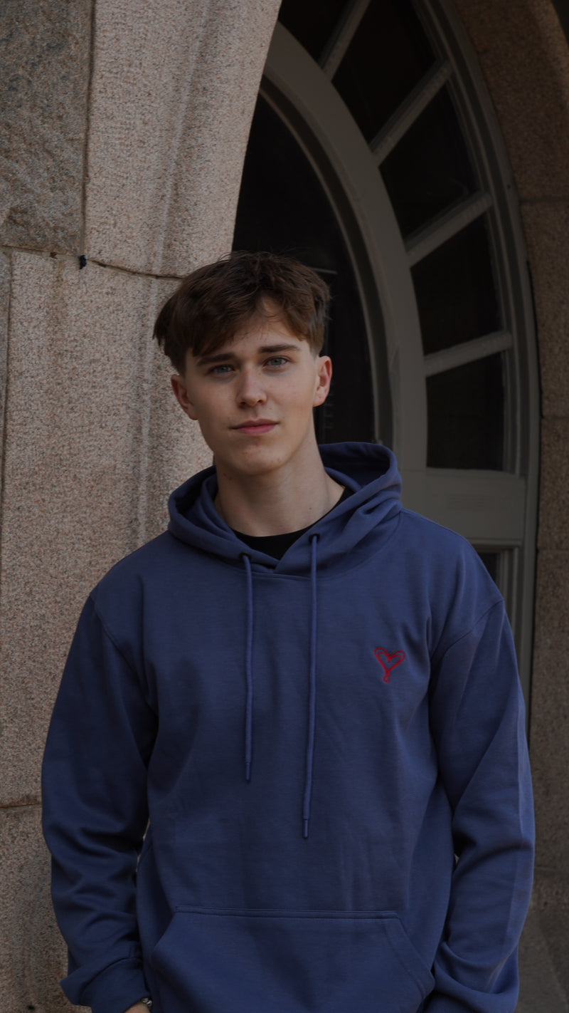 Mens Avellé Cloud Comfort Hoodie Blue