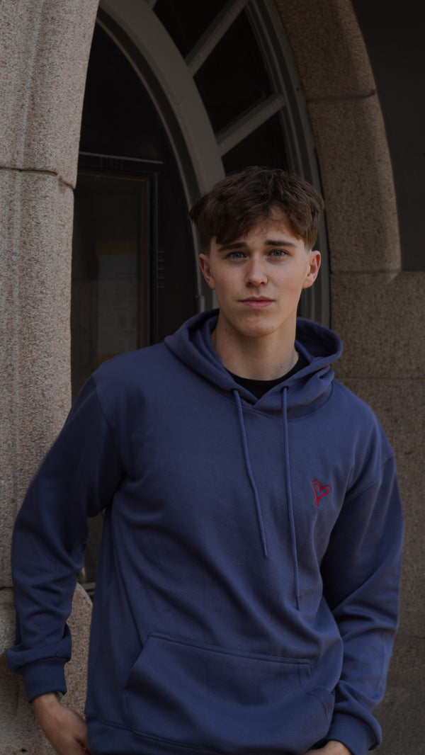 Mens Avellé Cloud Comfort Hoodie Blue