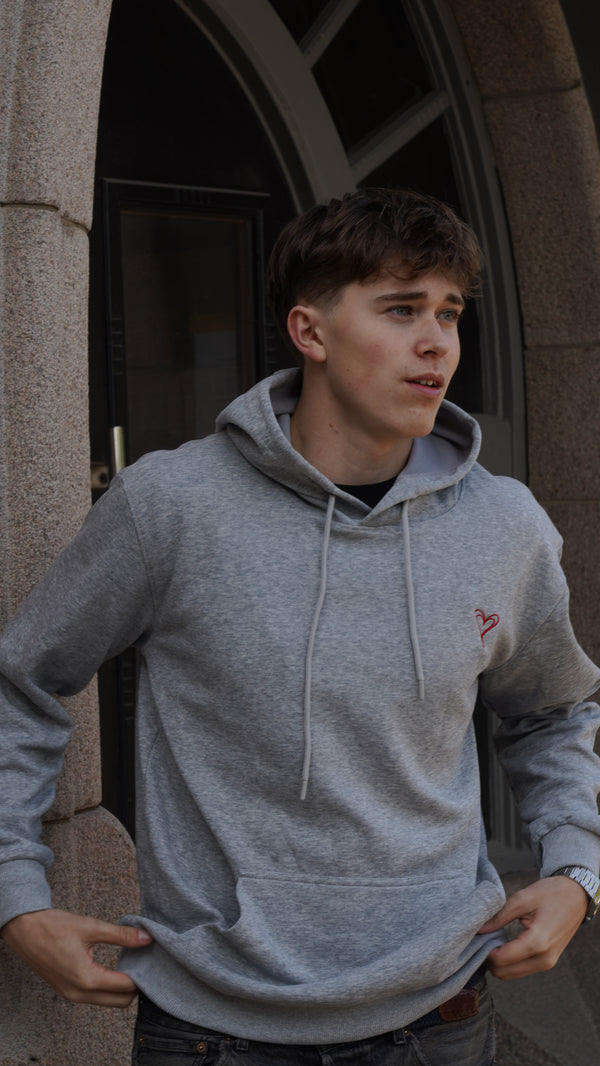 Mens Avellé Cloud Comfort Hoodie Grey