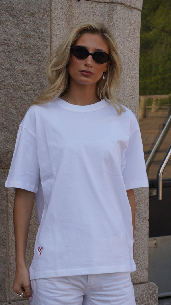 Womens Avellé Oversized T-shirt White