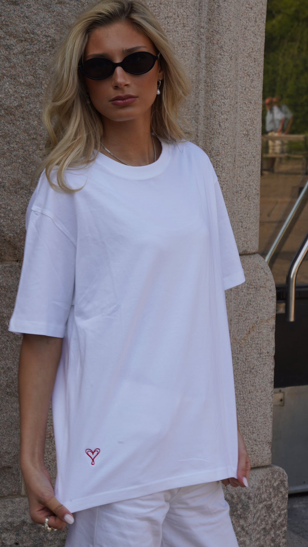 Woman´s Avellé Oversized T-shirt White