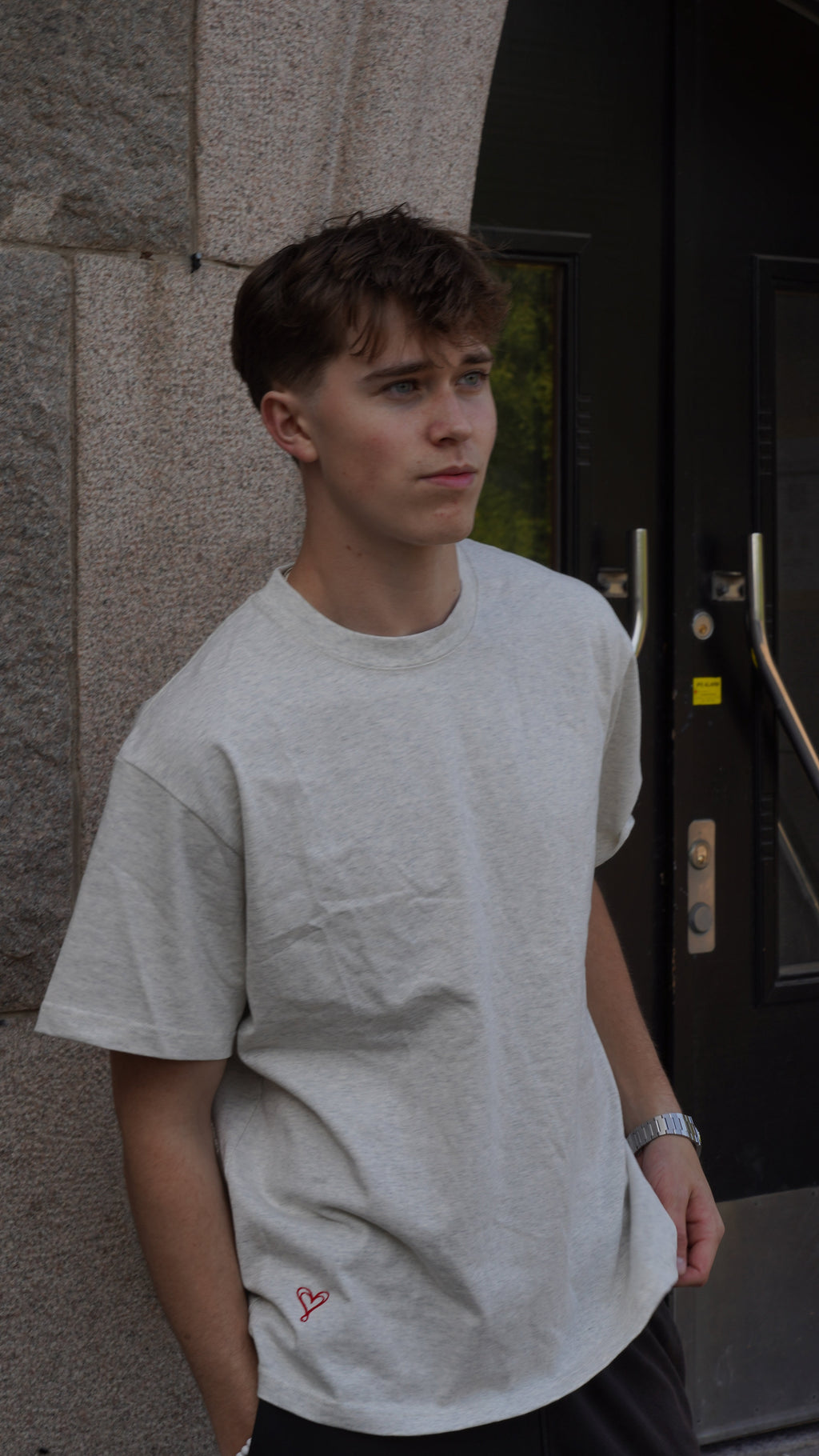 Oversized Avellé T-shirt Color Grey