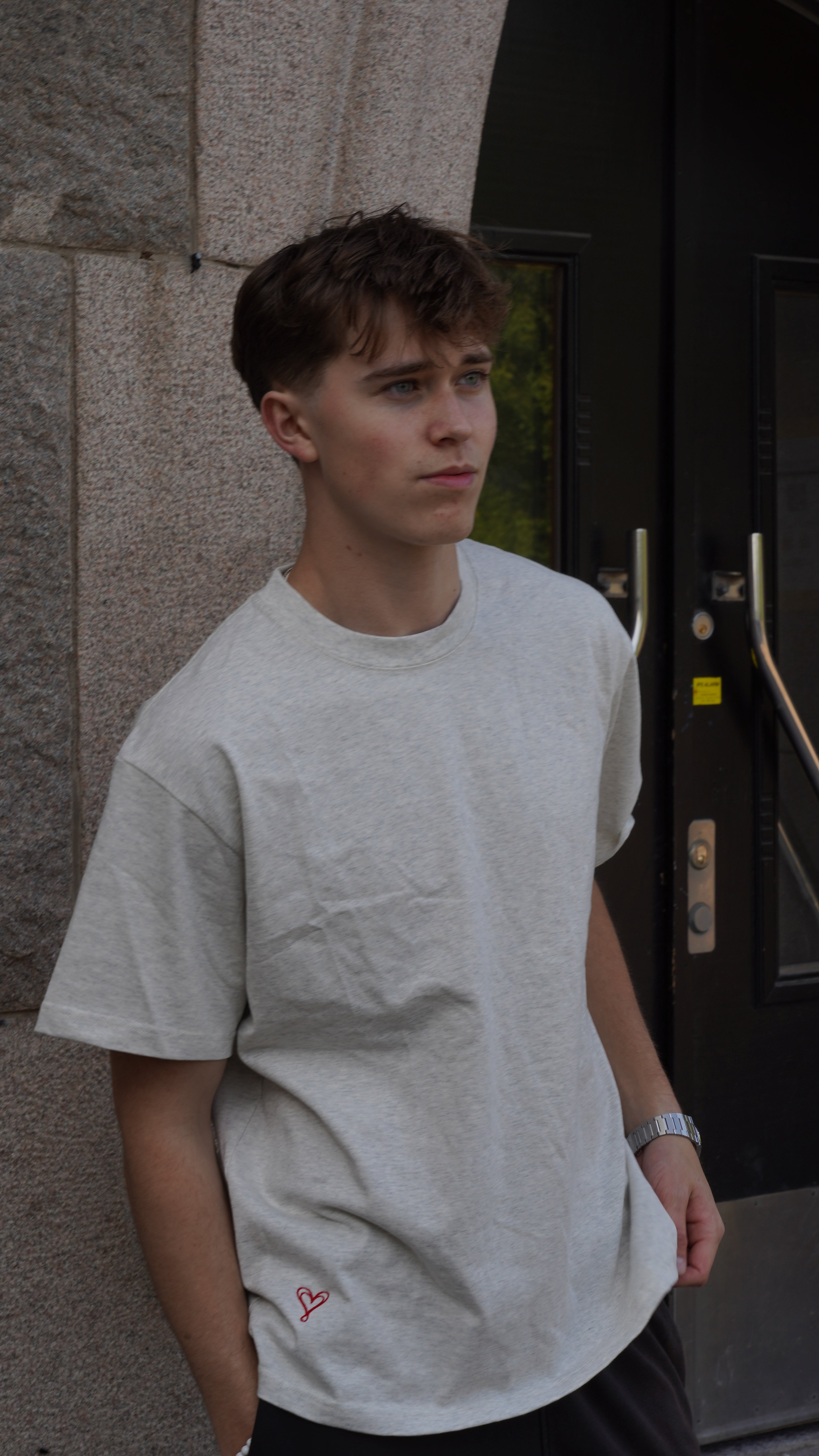 Oversized Avellé T-shirt Color Grey