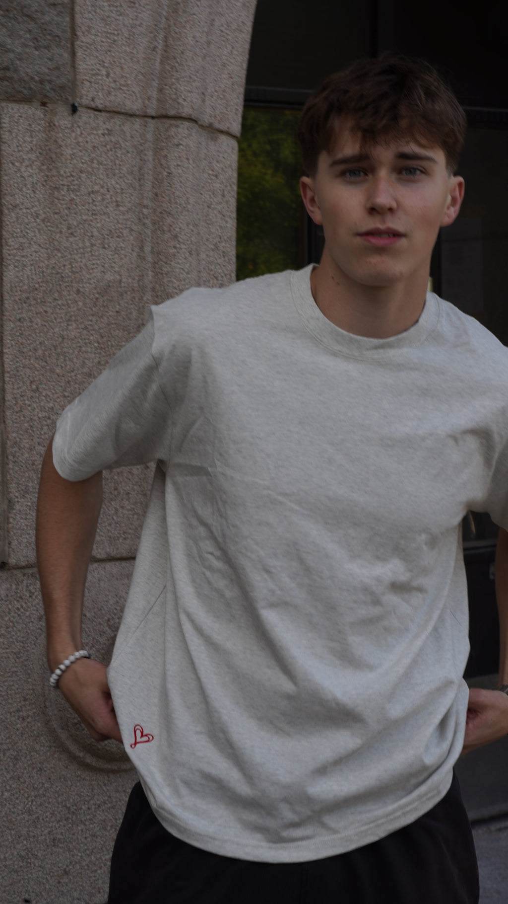 Oversized Avellé T-shirt Color Grey