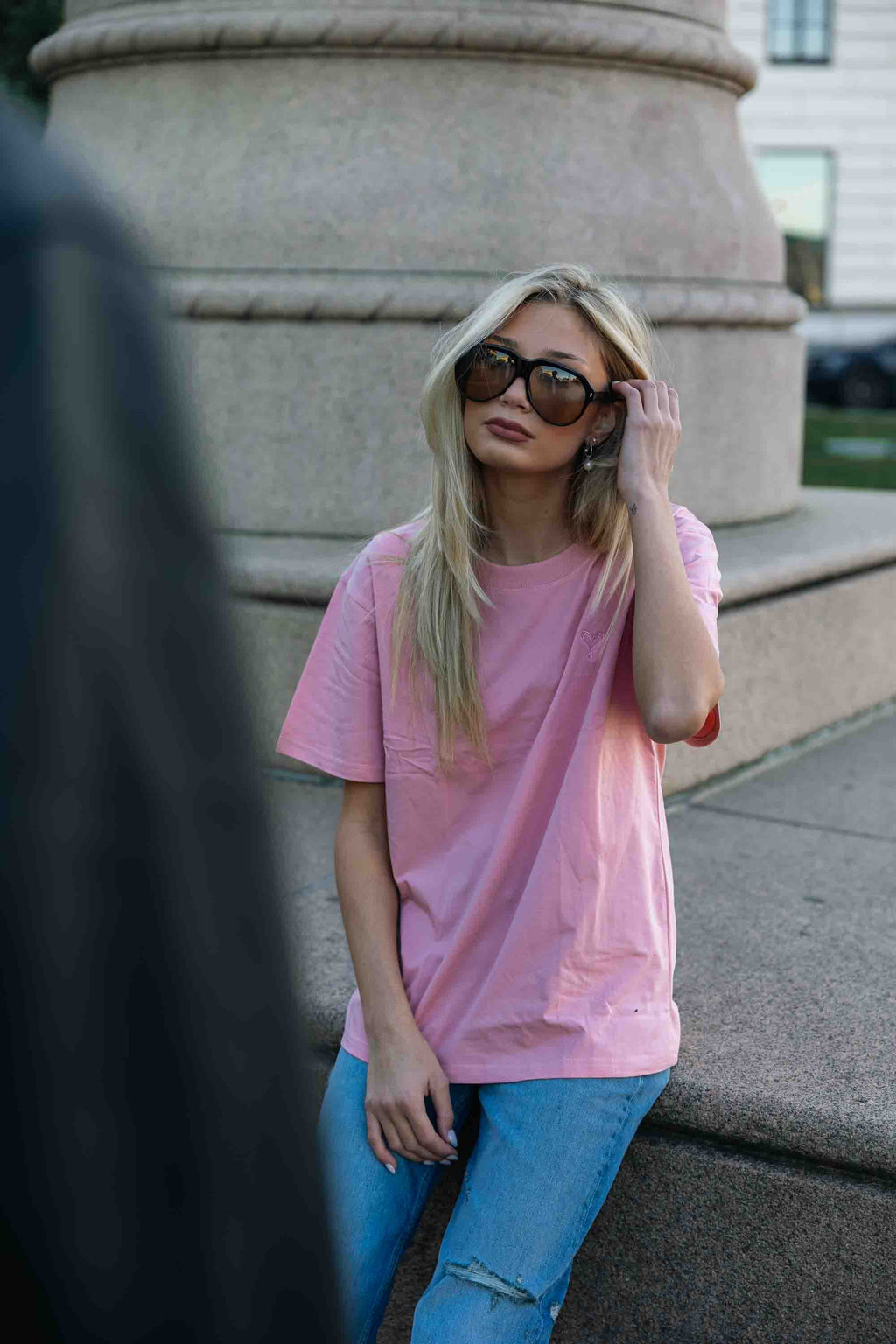 Woman´s Baby Pink T-shirt