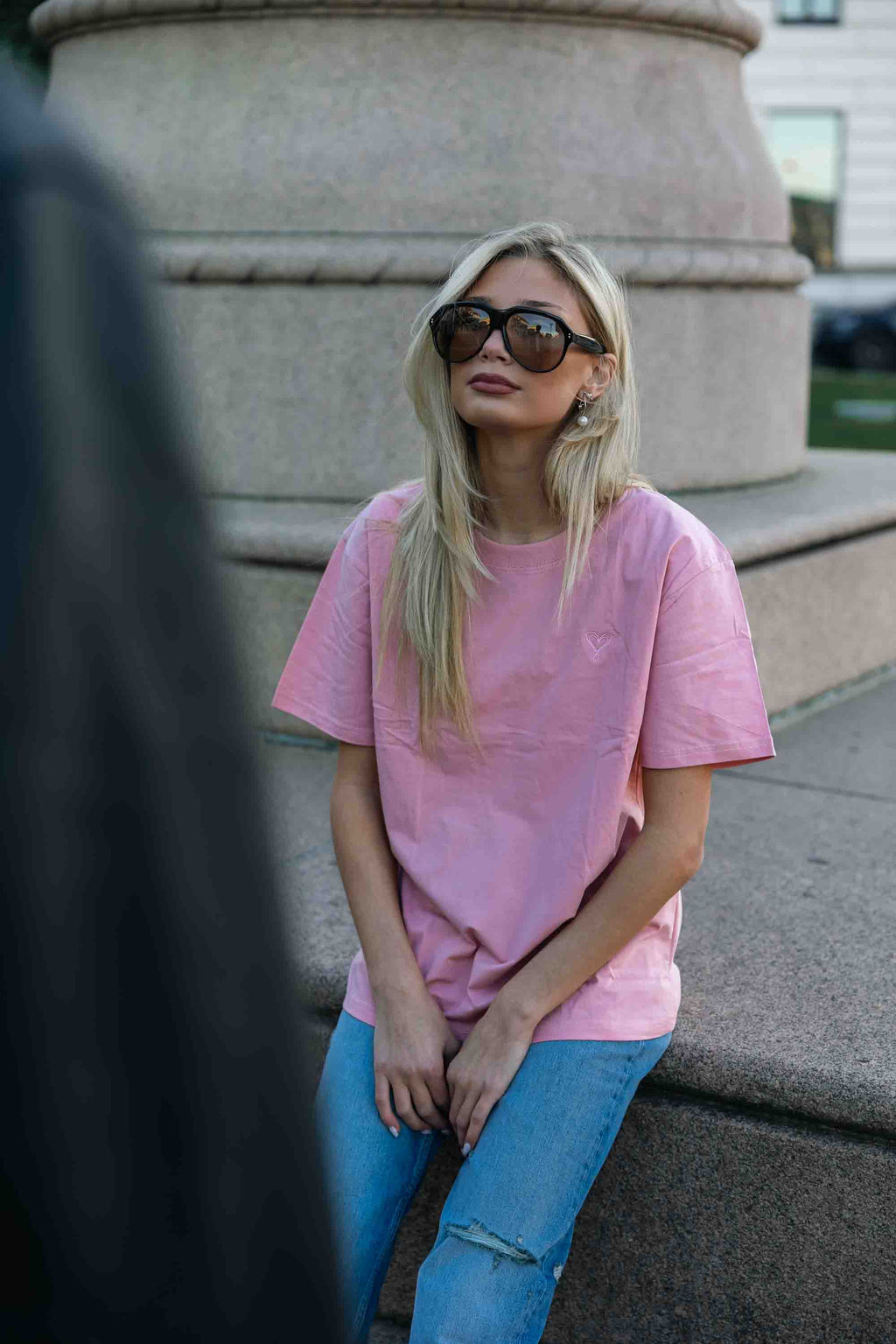Woman´s Baby Pink T-shirt