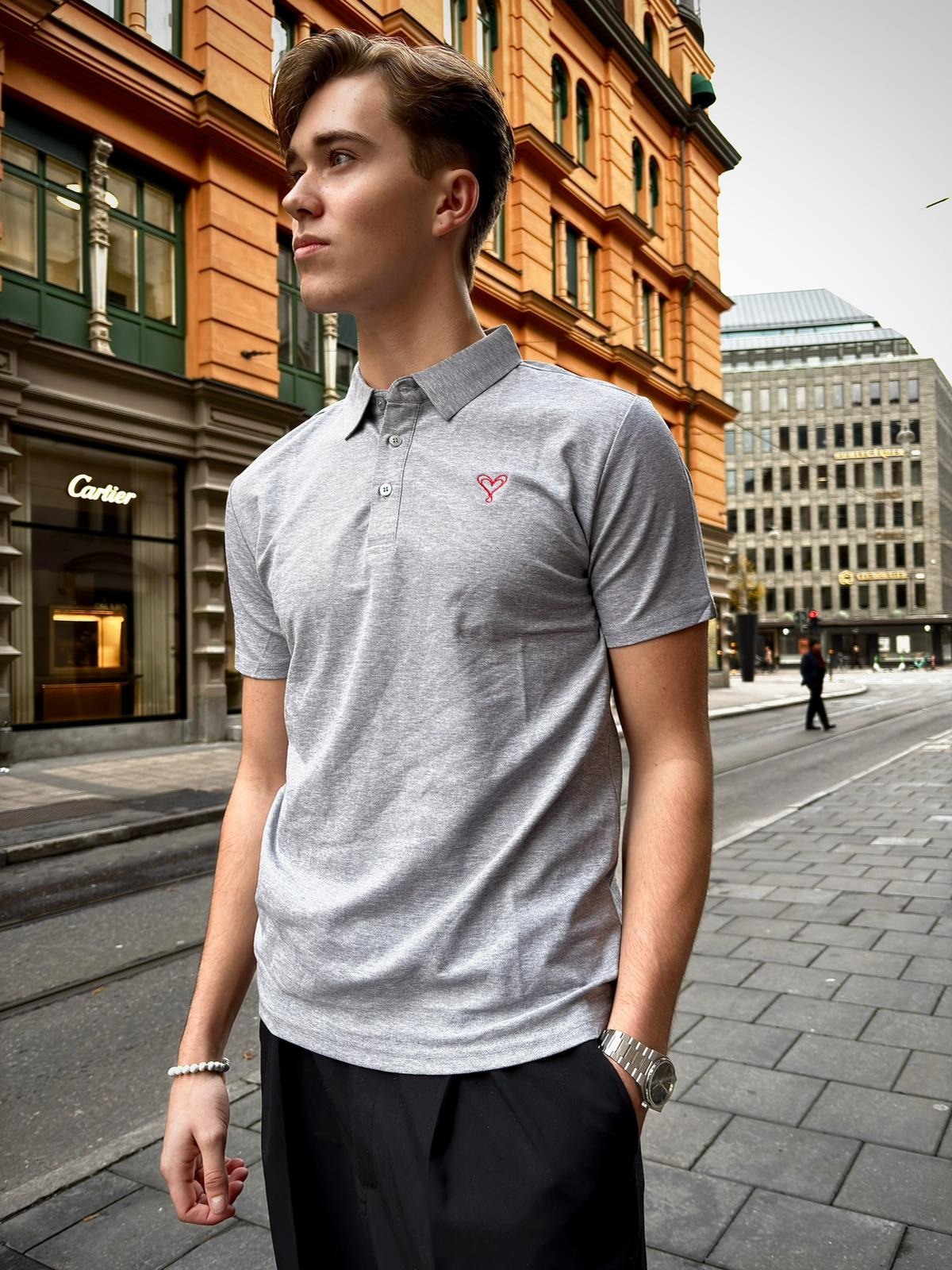 Avellés Le Classique Polo Grey